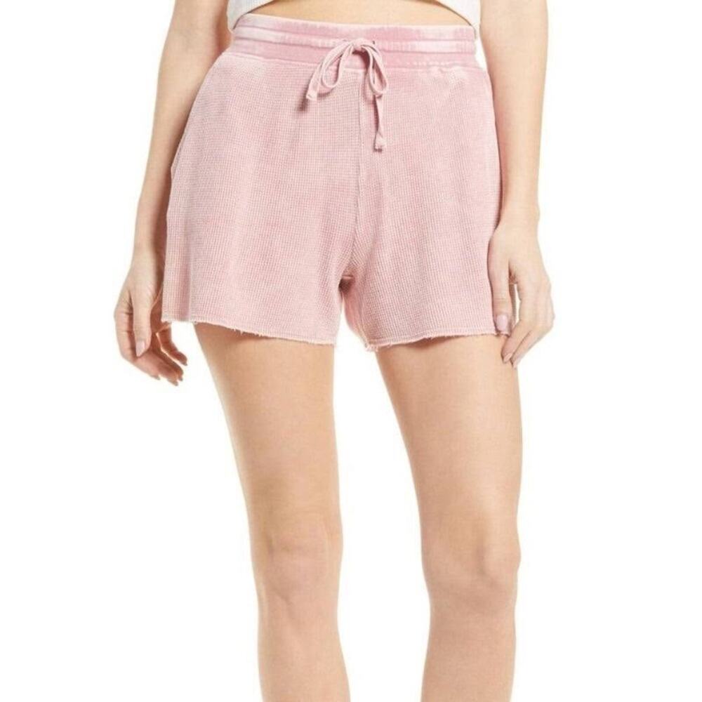 Splendid - NWT Mineral Wash Waffle Knit Shorts - Picture 3 of 8